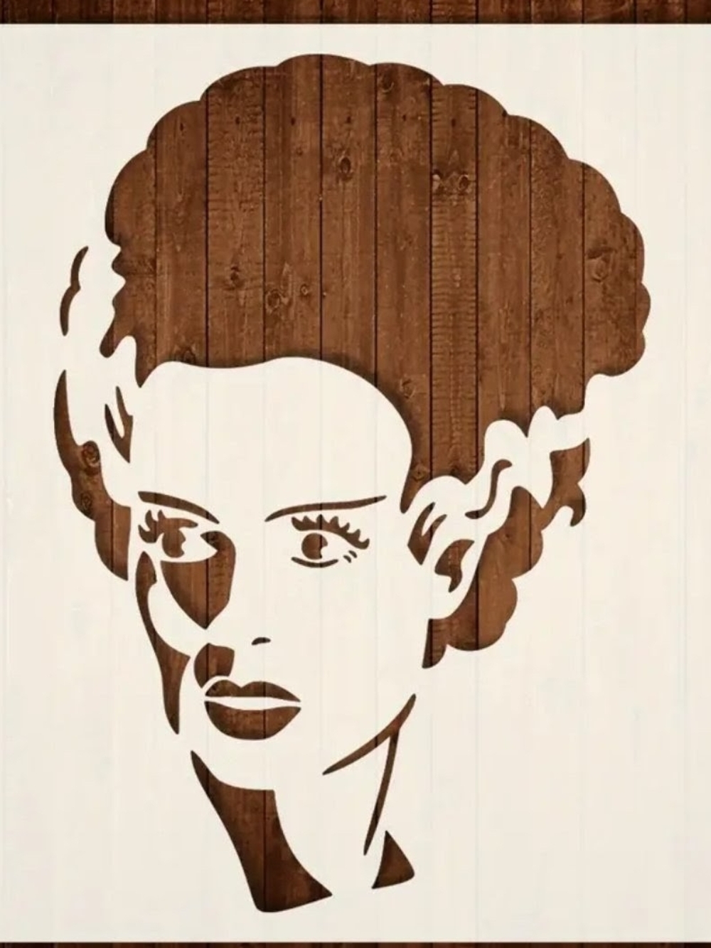 Bride Of Frankenstein Stencil